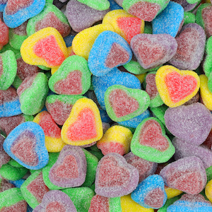 Mothers Day: Colourful Sour Hearts 300g
