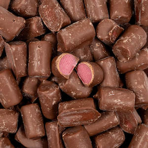 Chocolate Coated Raspberry Bites 150g