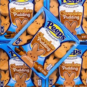 Marshmallow And Fondant: Peeps Marshmallow Bunnies Chocolate Pudding 8 Pack