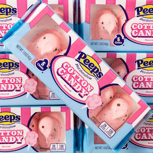 Marshmallow And Fondant: Peeps Chicks Cotton Candy 5 Pack