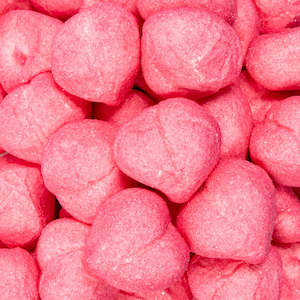 Marshmallow And Fondant: Pink Marshmallow Hearts