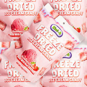 Freeze Dried: Freeze Dried Ice Cream Strawberry 50g