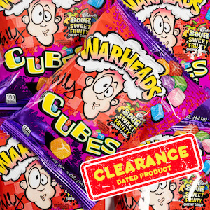 Clearance: Dated - Warheads Cube Peg Bag