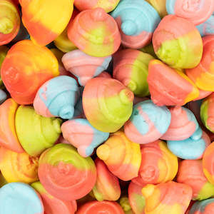 Clearance: Gummy Spin Tops 500g (Manufacturer's Clearance)