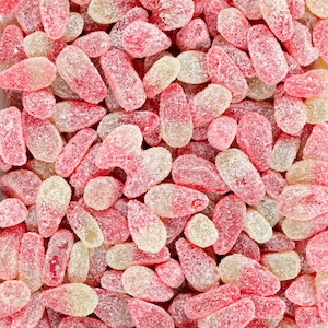 Mini Fizzy Strawberries 100g