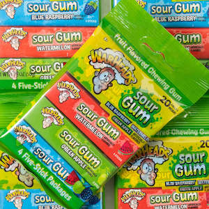 Warheads Sour Gum 4 Pack