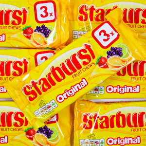By Country: Starburst Fruit Chews