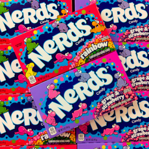 Novelty Lollies: Nerds Theatre Box 141.7g