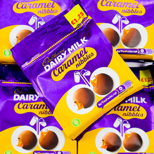 Chocolate: Cadbury Dairy Milk Nibbles Caramel 85g