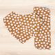 Tikka Polka Dot Dribble Bib & Tikka Polka Dot Burp Cloth