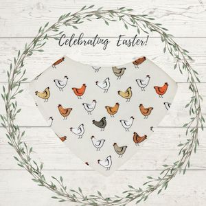 Dribble Bibs: Chickens Dribble Bib