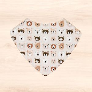 Dribble Bibs: Teddies & Flower Crowns Dribble Bib