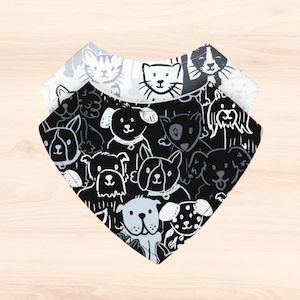 Dribble Bibs: Sketchy Dogs & Sketchy Cats Bib Combo