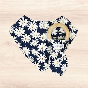 All: Big Daisy Dribble Bib & Big Daisy Teething Ring
