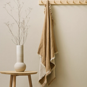 Papyrus Throw Mustard - Grant Bros