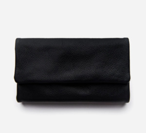 Paiget Wallet Black Stitch & Hide