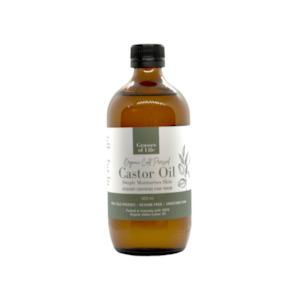 Products: Certified Organic Castor Oil (In Glass & Hexane Free)