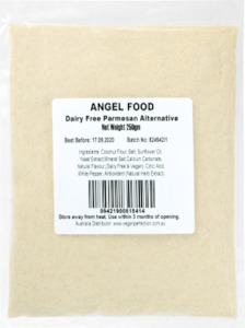 Products: Angel Foods Parmesan Alternative - 250g -  Available march 4th 2025