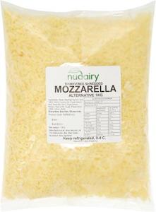 Products: NuDairy Shredded Dairy-Free Mozzarella Alternative - Bulk (1kg) - Available March 4th
