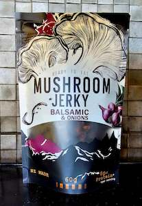 Southern Mushrooms - Mushroom Jerky Balsamic and Onions - Ready to Eat 60g