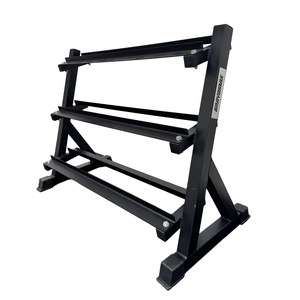 Products: Three Tier Lite Dumbbell Rack Compact Weight Storage GravoMax NZ
