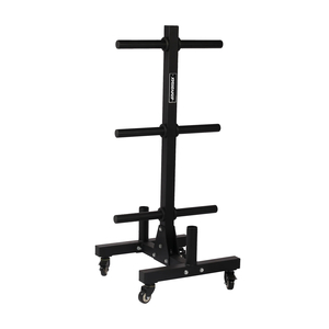 Products: Barbell Plate Storage Tree with Wheels GravoMax NZ