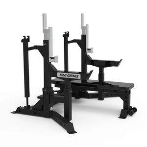 Products: GravoMax Powerlifting Combo Rack Bench Press Rack