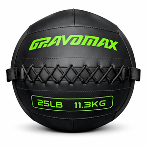 Products: GravoMax Wall Ball 25LB (11.3KG) Elite Functional Training NZ