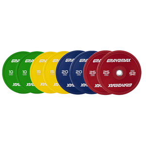 Products: Weight Plate Set 140kg Colour Bumper Plates Package