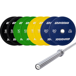 Barbell Set 100kg Weight Plates and 20kg Bar GravoMax NZ