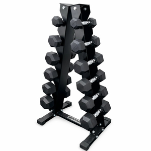 Products: 6-Pair Hex Dumbbell Set with Rack 1-8kg GravoMax