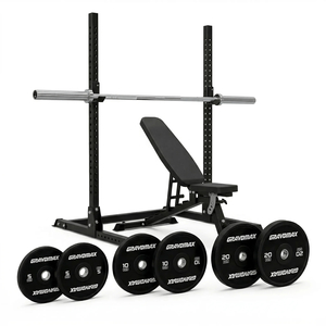 Home Gym Package Squat Rack, Bench & 90kg Barbell Set