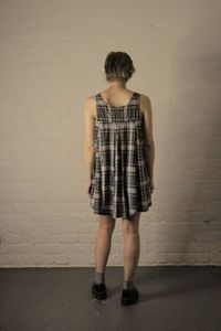 Plaid Baby-doll Dress