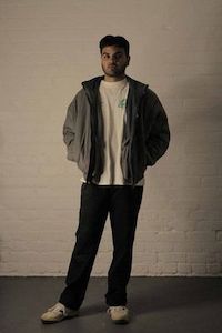 Reversible Vintage ‘Instinct’ Padded Bomber Jacket