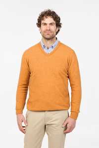 Mens Sweater: Vee Neck Sweater Native World