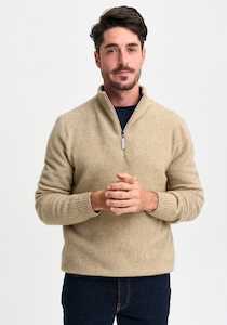 Mens: Whittaker Half Zip Merinomink