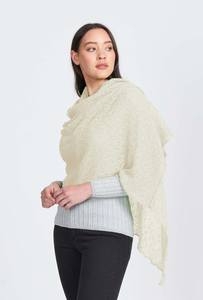 Alpaca Mohair: Lace Wrap Royal Alpaca