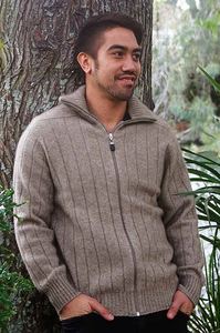 Wool Jackets: Mens Full Zip Jacket