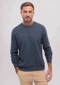 Men Jumpers Sweaters: Cassum V Neck Sweater