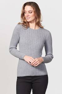 Women Merino: Rib Jewel N Jumper