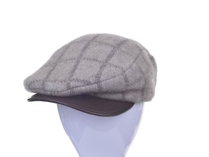 Hat Beret: Check Pattern Cheesecutter