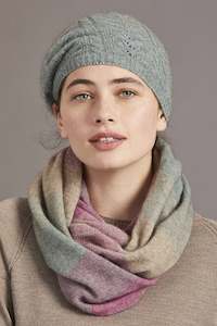 Hat Beret: Cable Beret