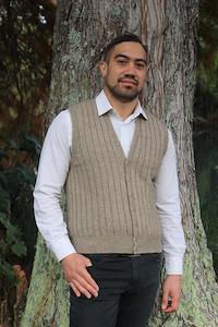 Men Vests: Men's V Neck Button Vest