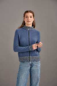 Wave Trim Zip Cardigan McDonald