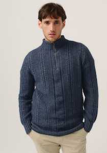 Mens: Henry Half Zip Merinomink