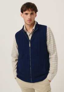Henri Zip Vest Merinomink