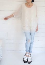 Tops: Made in Italy Lavinia Silk Top