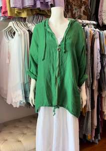 Made in Italy Blair Linen Hoodie