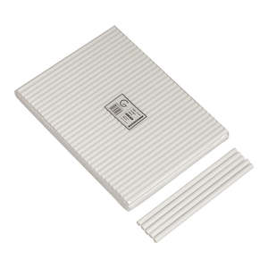 Straws: Paper Straw Straight - 8mm White