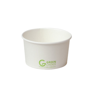 Dessert Tubs: Dessert Tub WHITE PLA - 8oz